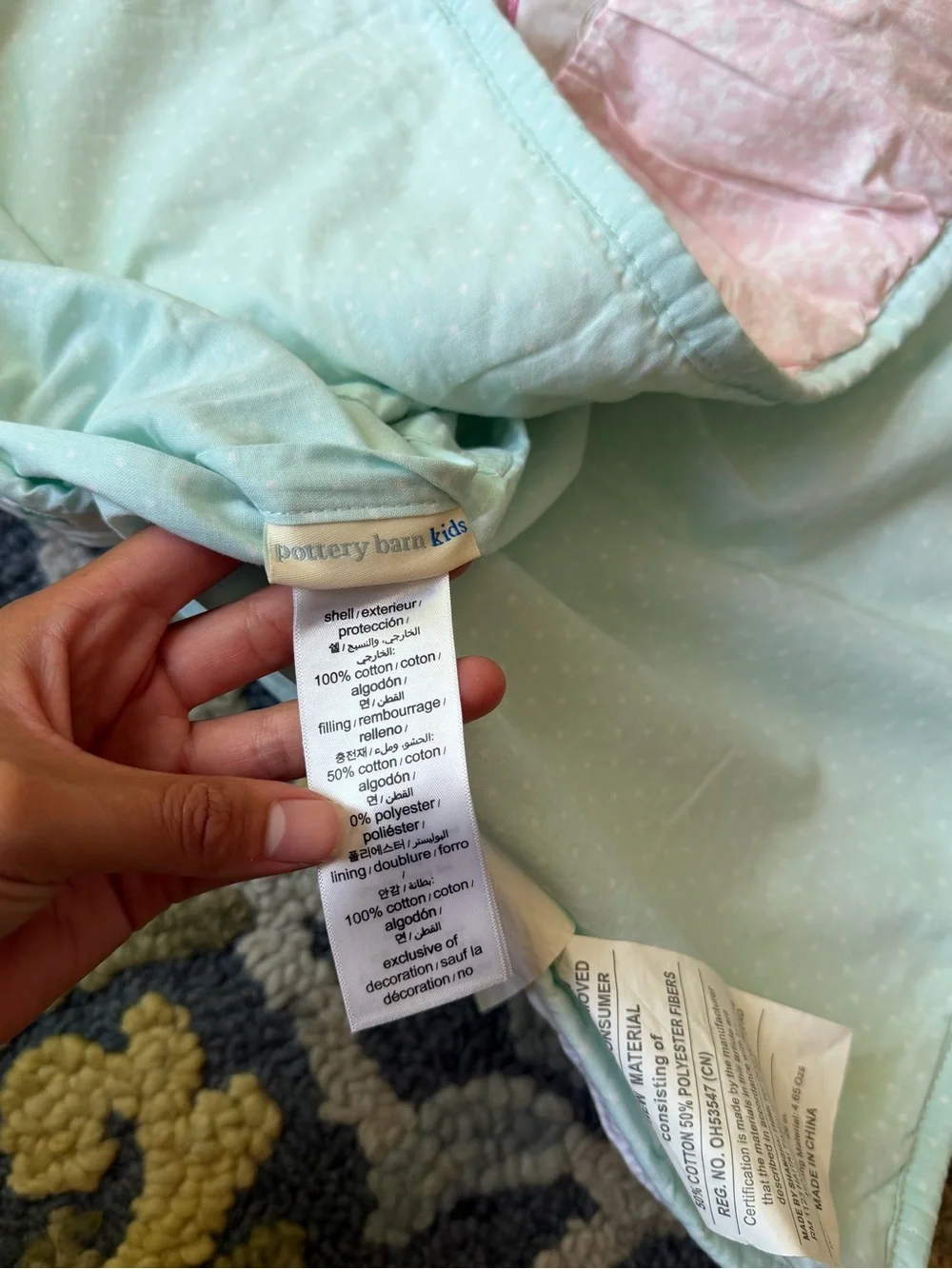 Pottery Barn Kids Bailey Ruffle Pillow Sham Kids Nursery + Bedroom